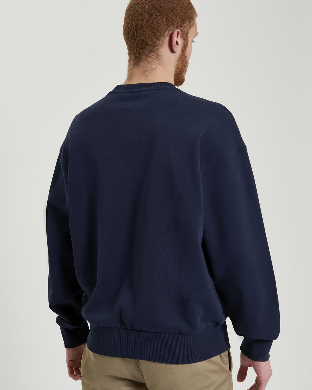 By The Coast Crew Neck Sweatshirt in Dark Navy