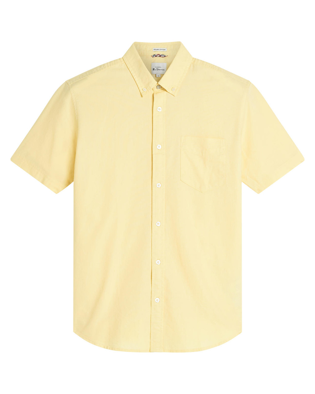 Short Sleeve Signature Oxford Shirt in Corn
