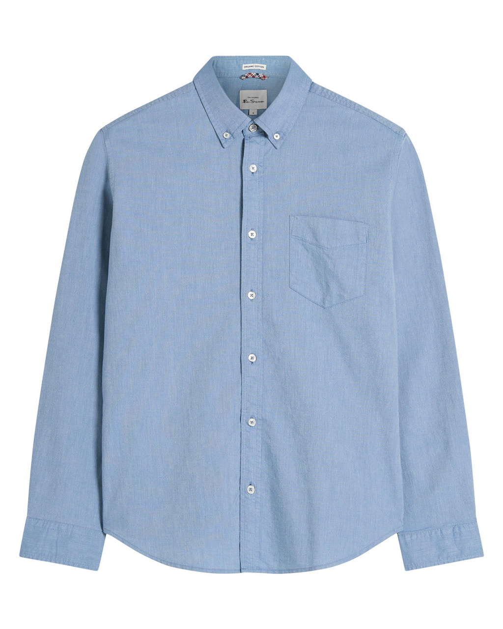 Long Sleeve Signature Oxford Shirt in Airforce