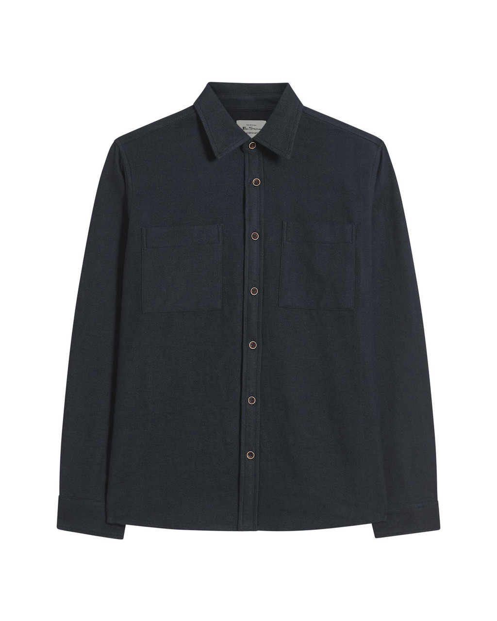Short Sleeve Signature Gingham Shirt in Dark Blue