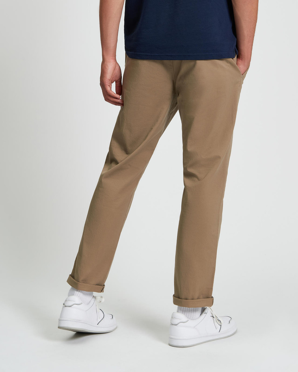 Signature Classic Slim Stretch Chino in Stone