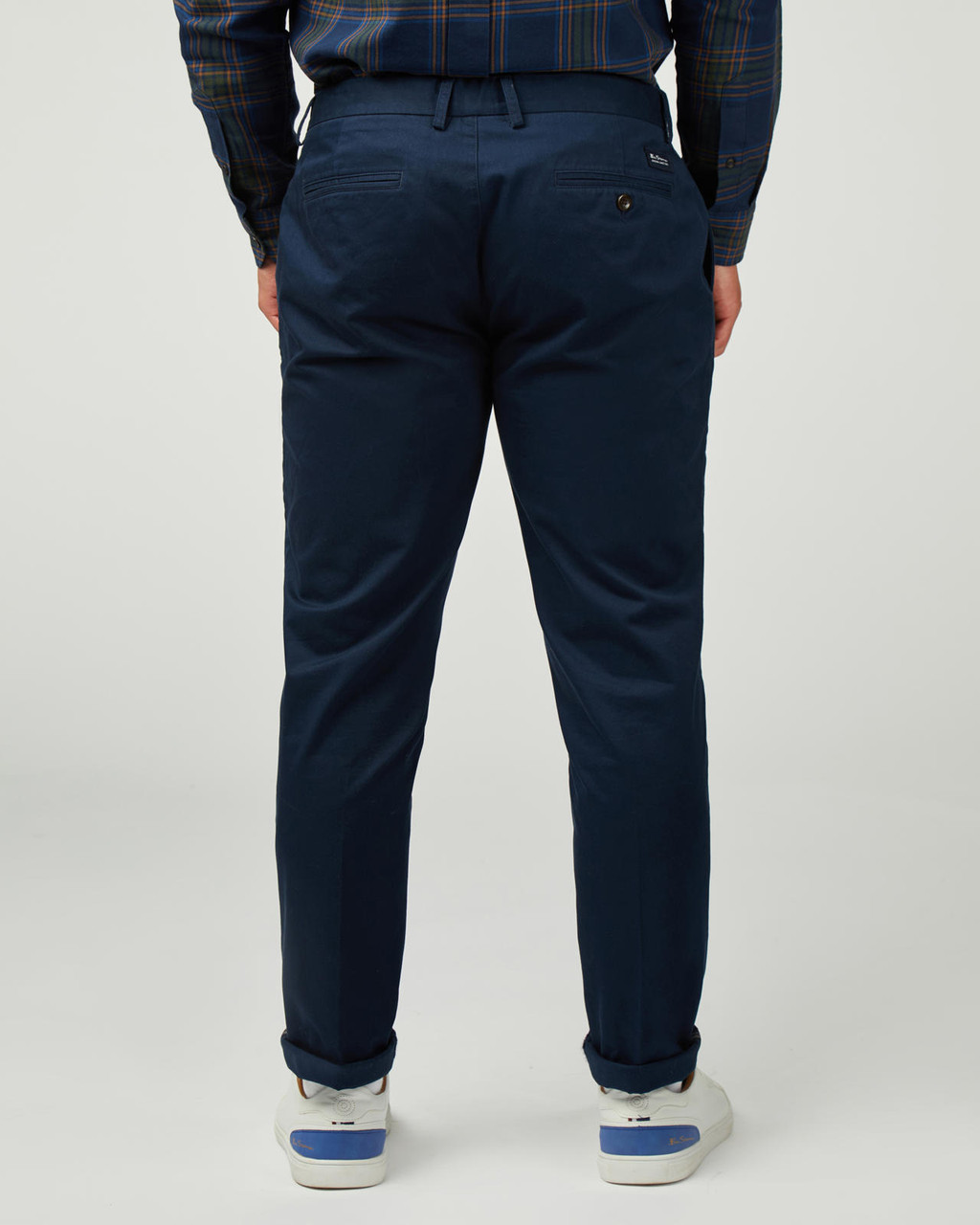 Signature Classic Slim Stretch Chino in Dark Navy