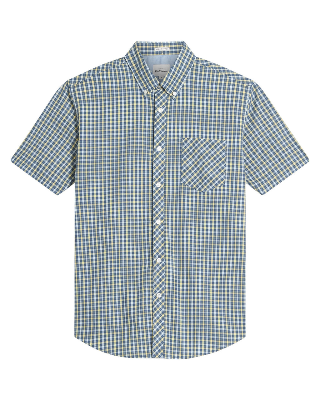 Short Sleeve Signature House Check Shirt in Corn