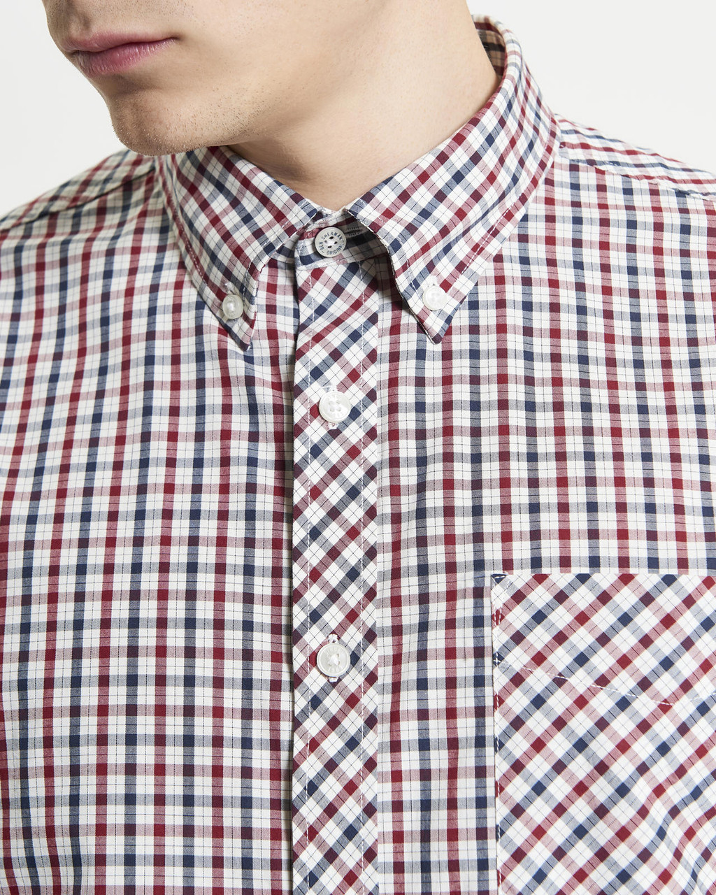 Short Sleeve Signature House Check Shirt in Red