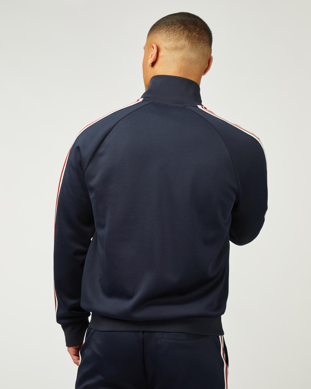 House Tape Signature Track Top in Dark Navy