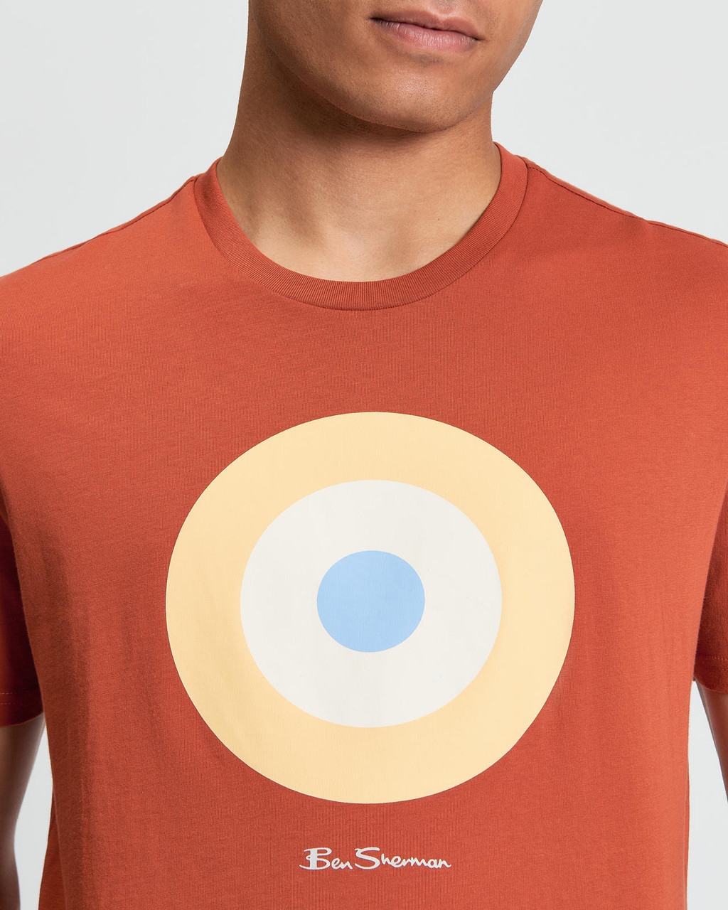 Signature Target Tee in Burnt Orange