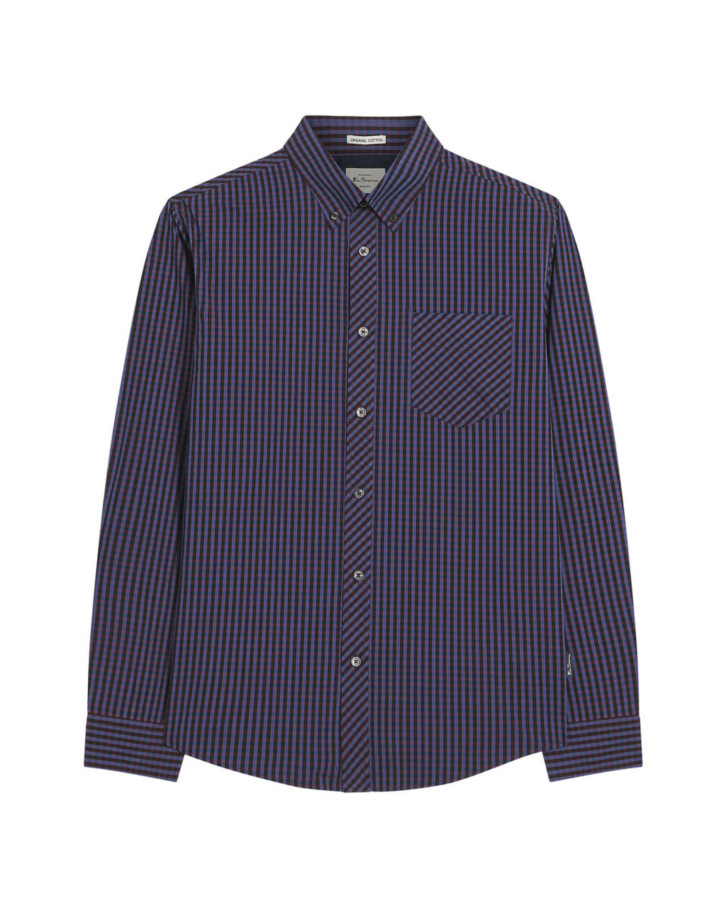 Long Sleeve Signature Gingham Shirt in Red