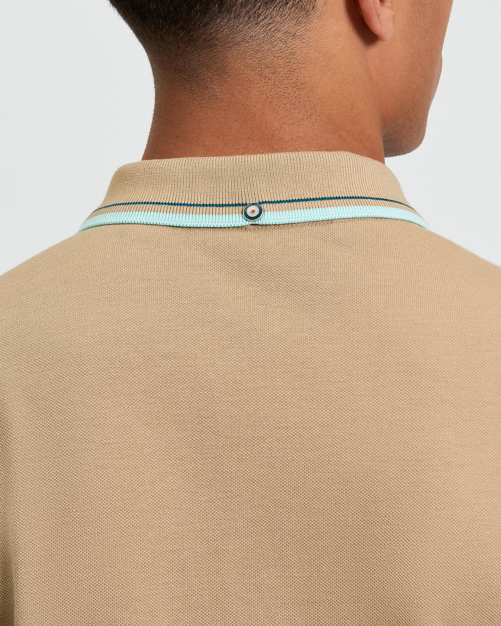Signature Pique Polo in Sand