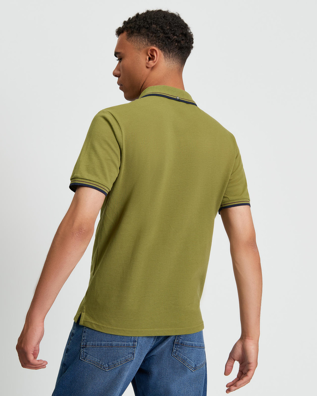 Signature Pique Polo in Green