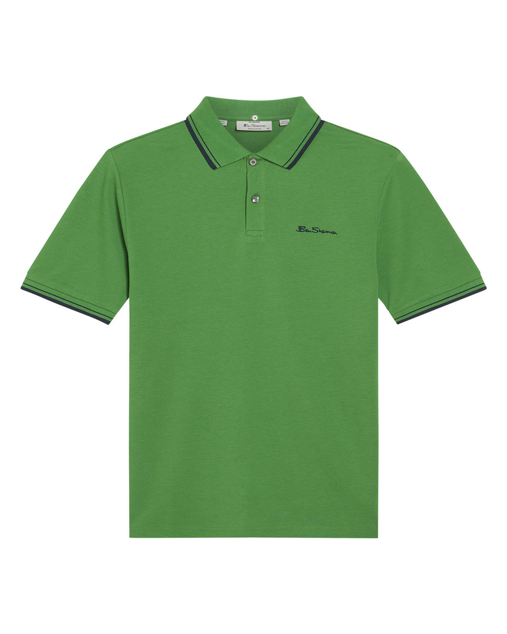 Signature Pique Polo in Hunter Green