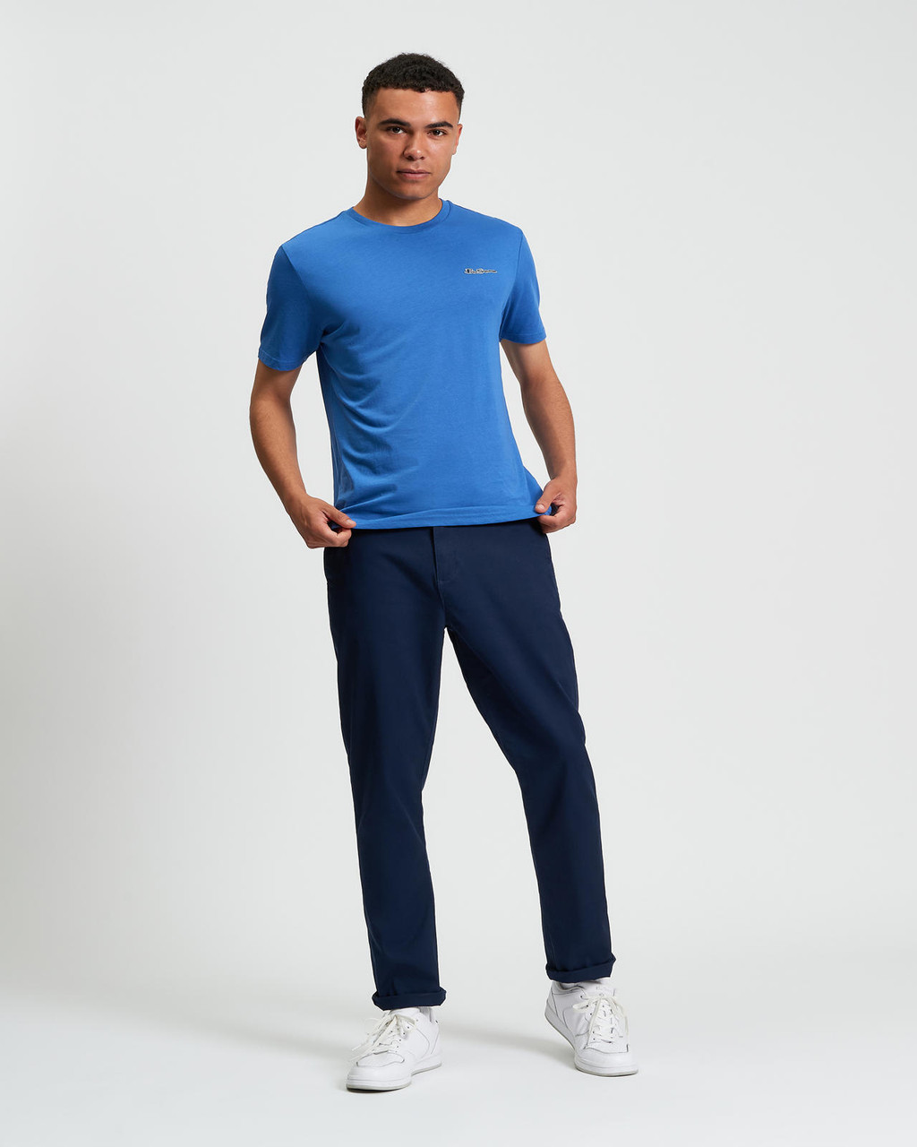 Signature Logo Tee in Cobalt