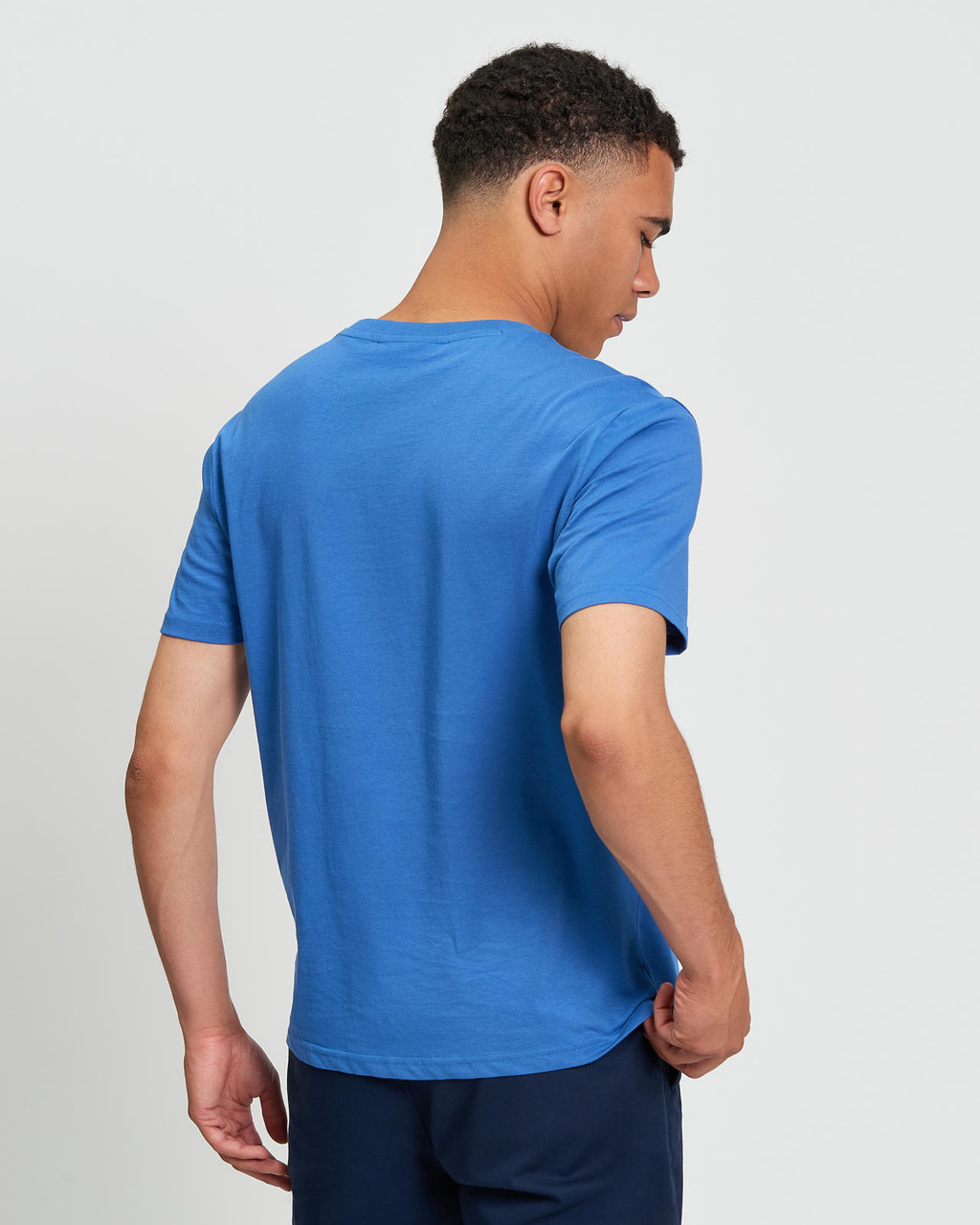 Signature Logo Tee in Cobalt