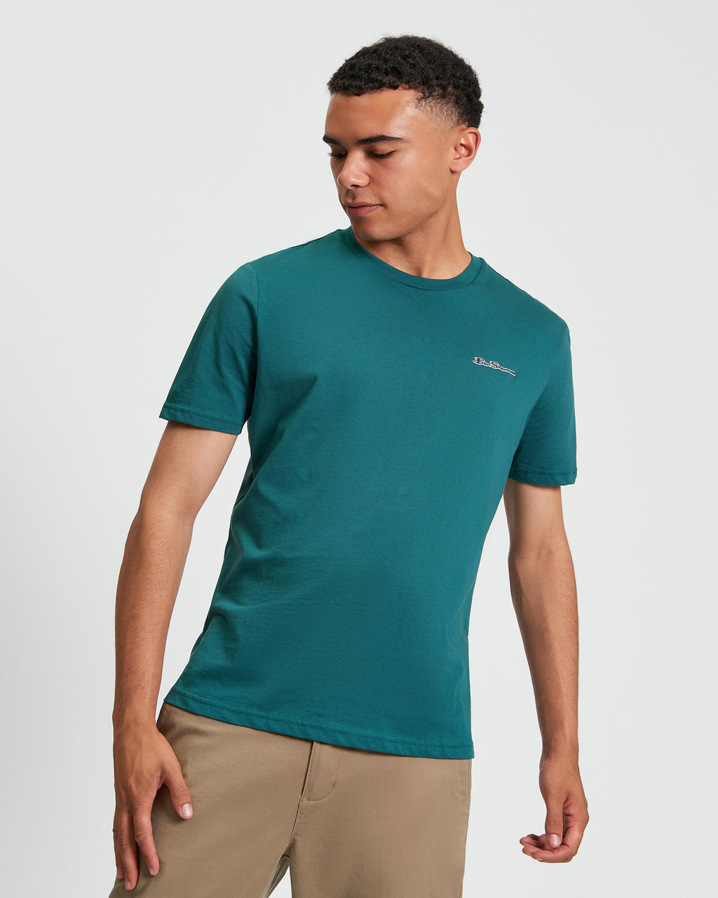 Signature Logo Tee in Teal