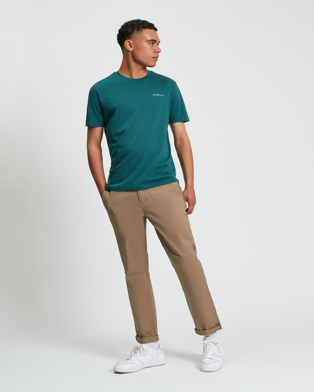 Signature Logo Tee in Teal
