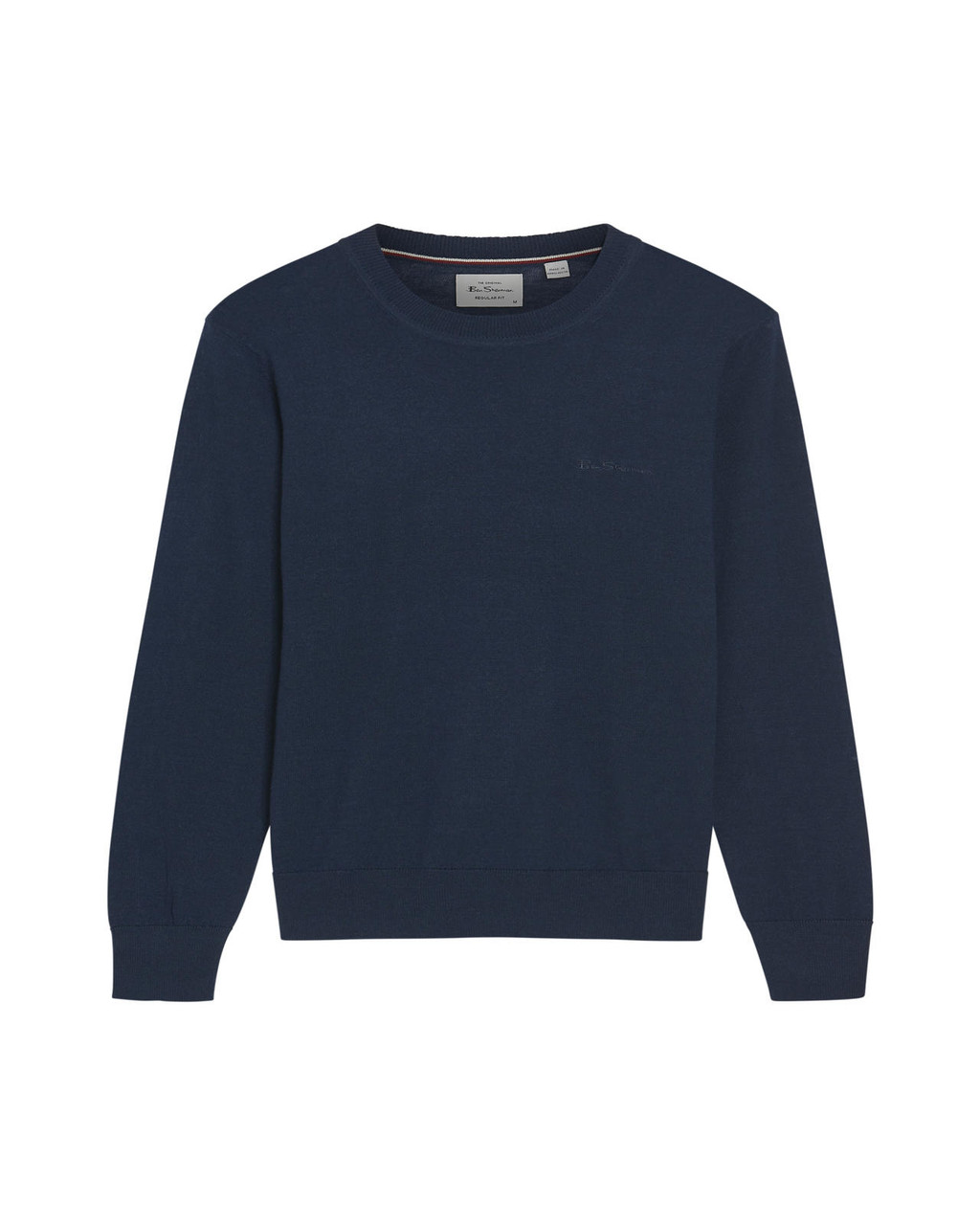 MERINO CREW NECK in Dark Navy