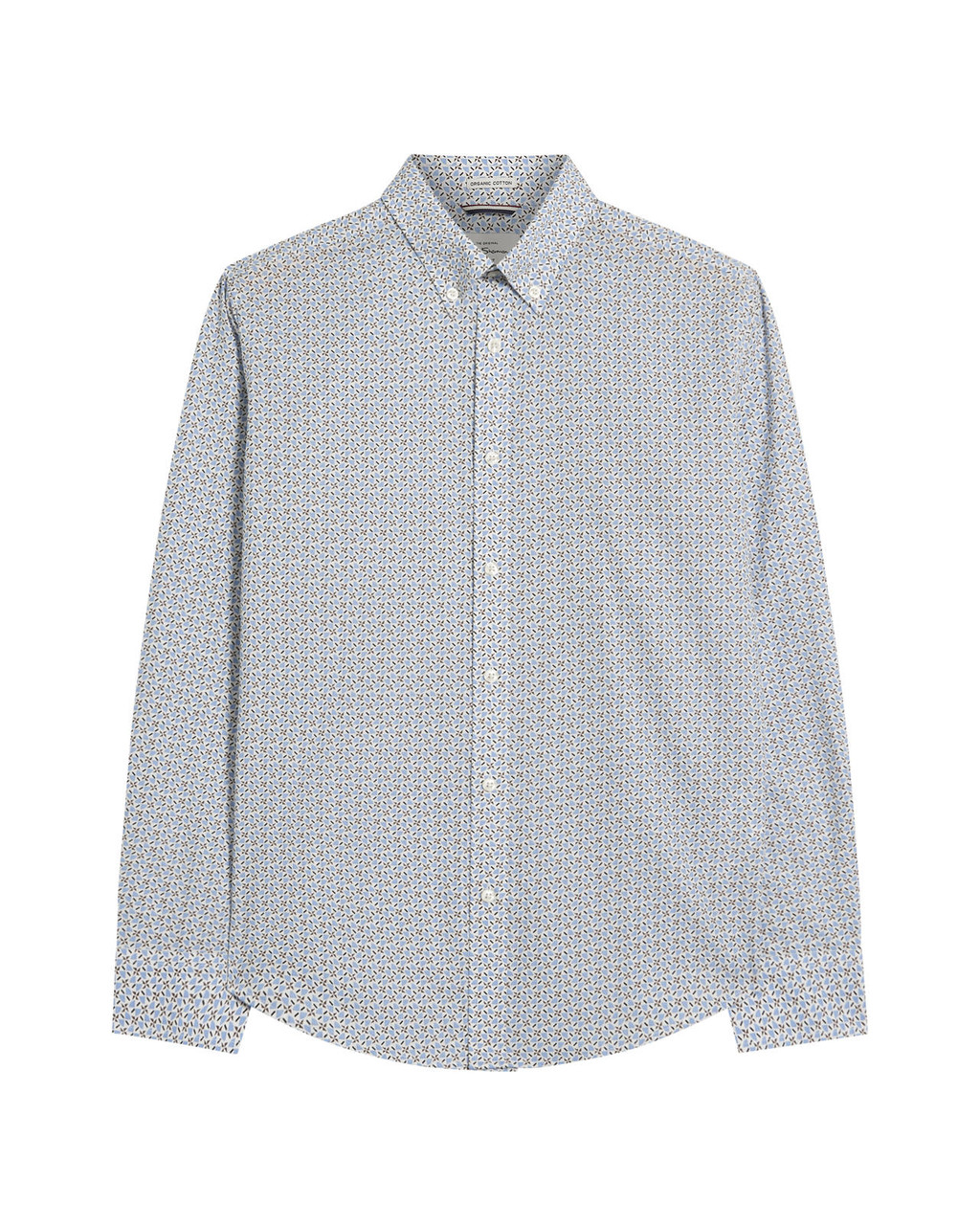 SPLIT GEO PRINT in Pale Blue