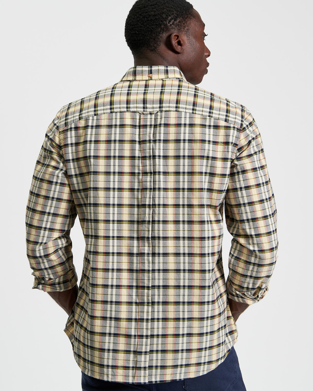 MULTICOLOUR OXFORD CHECK in Dark Navy