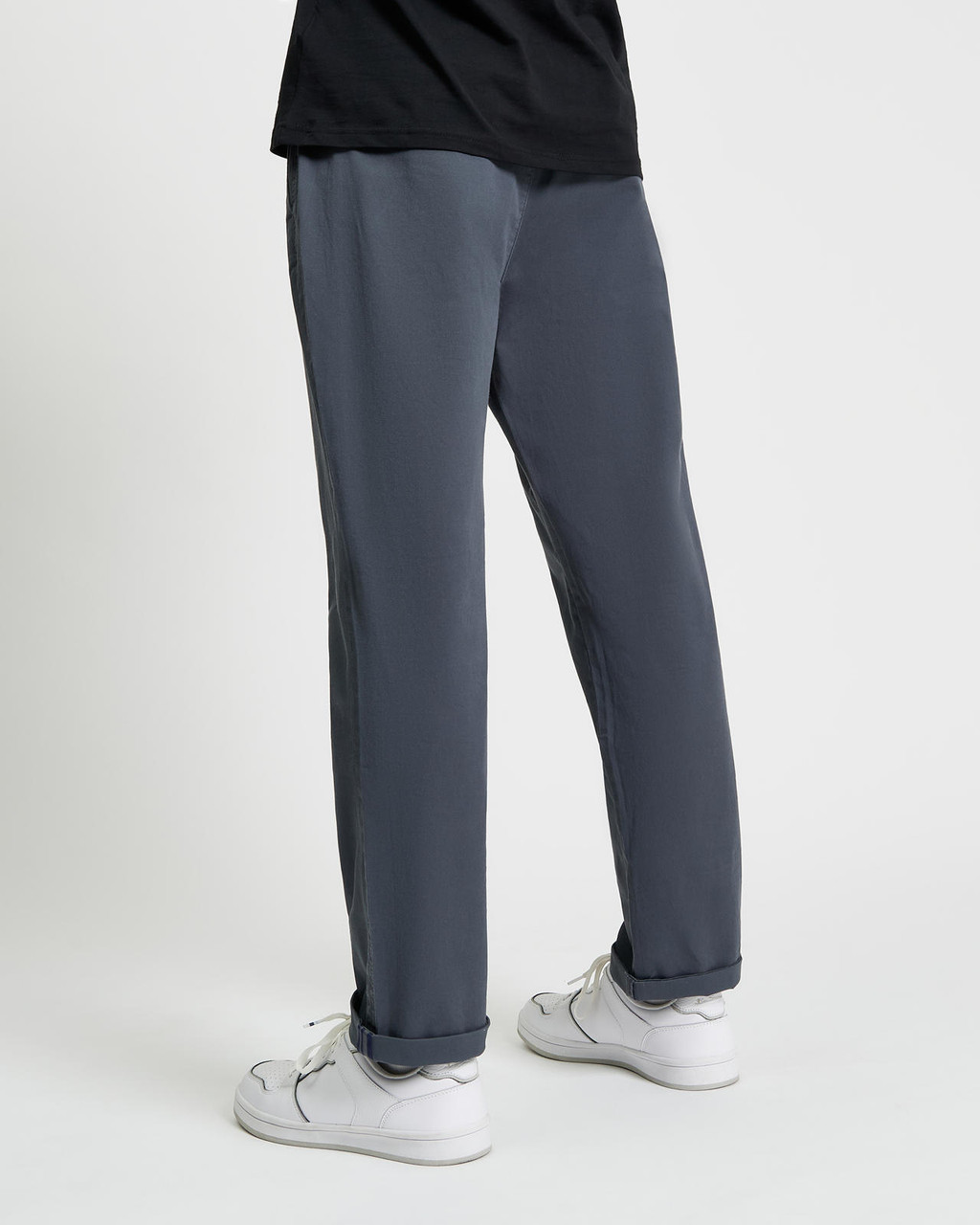 Signature Classic Slim Stretch Chino in Slate