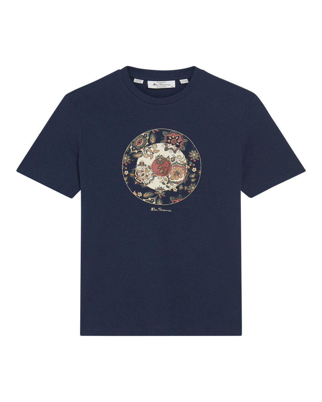 Floral Target in Dark Navy