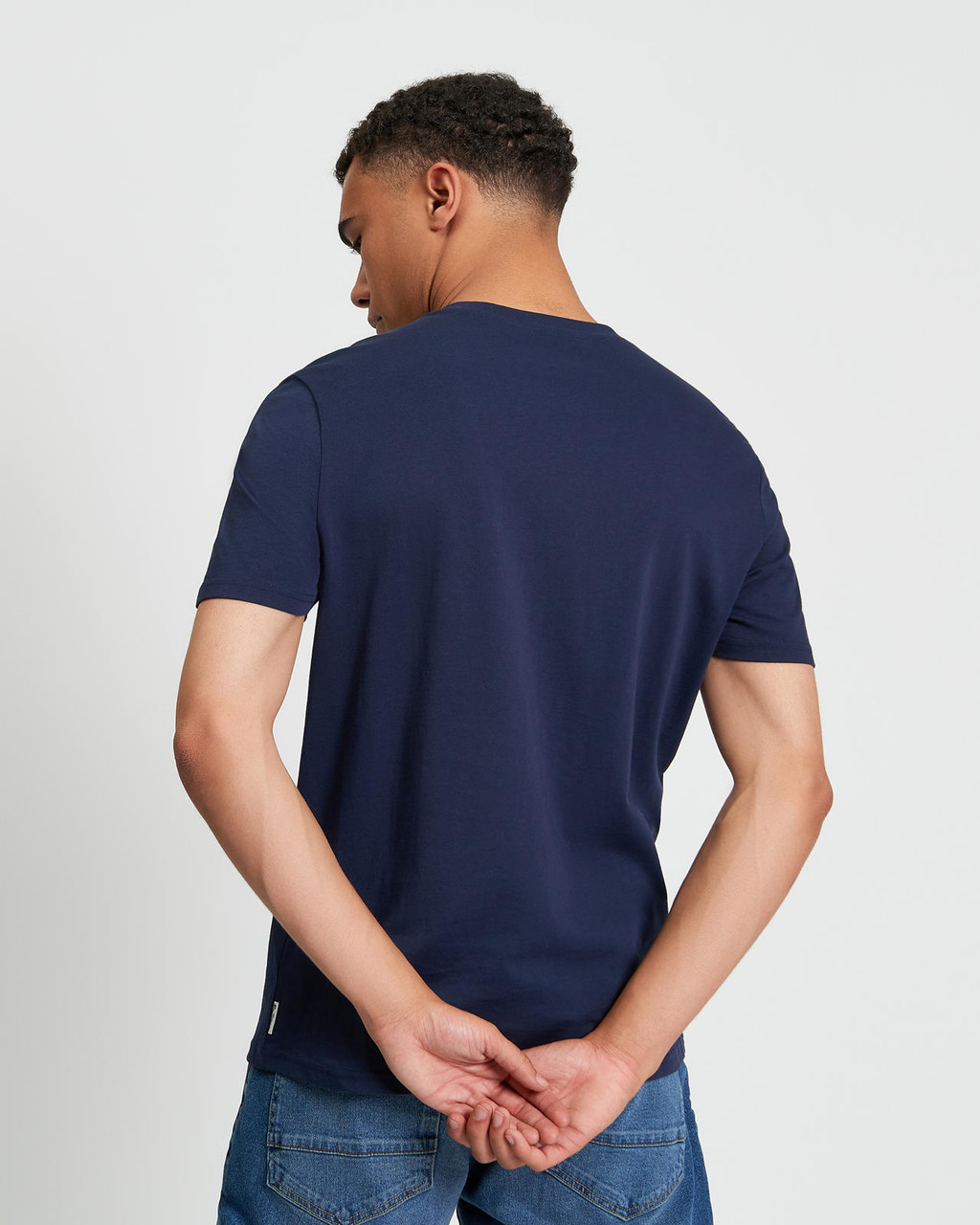 Floral Target in Dark Navy