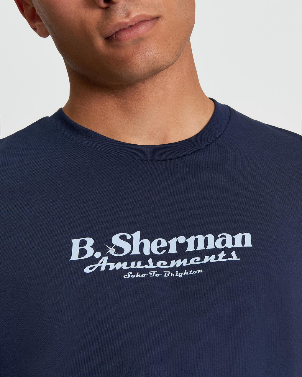 Pinball Tour Tee in Dark Navy