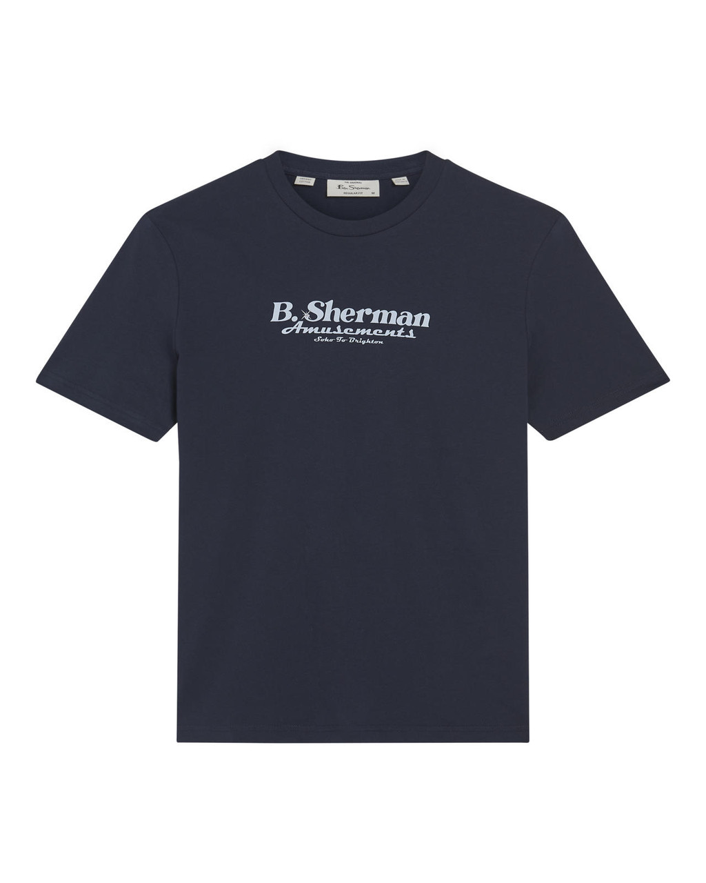 Pinball Tour Tee in Dark Navy