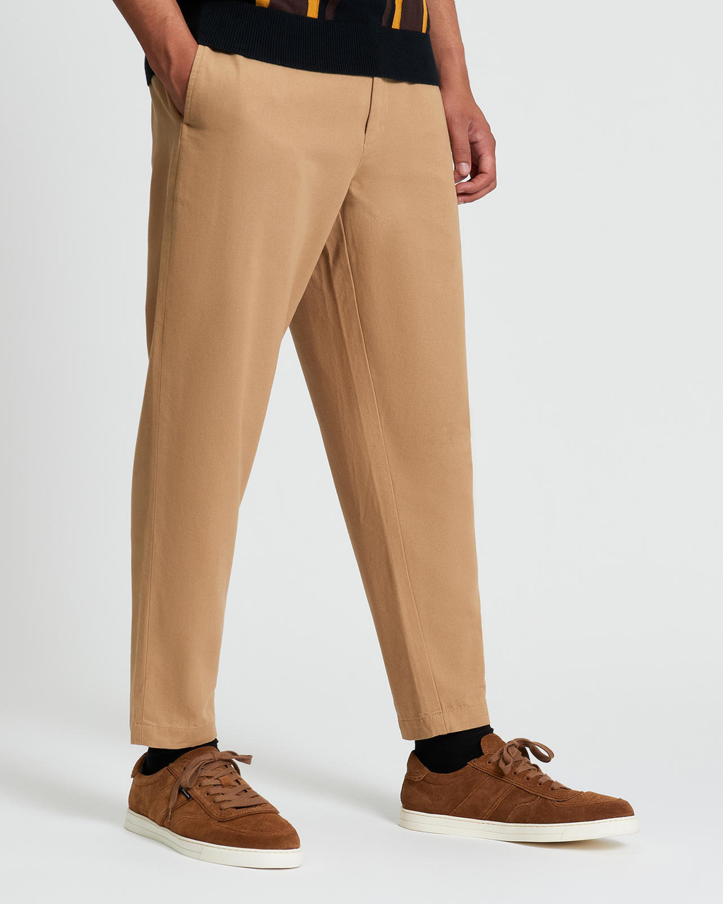 Canvas Trouser in Camel