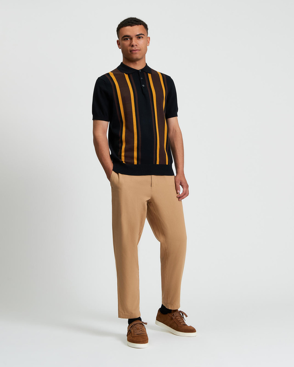 Canvas Trouser in Camel