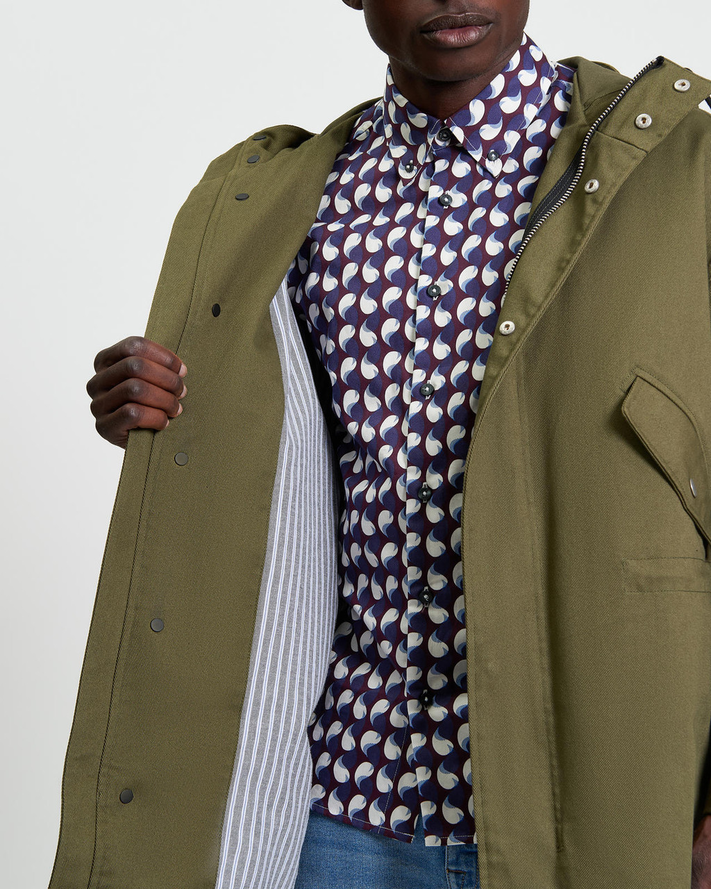 Fishtail Parka in Camouflage