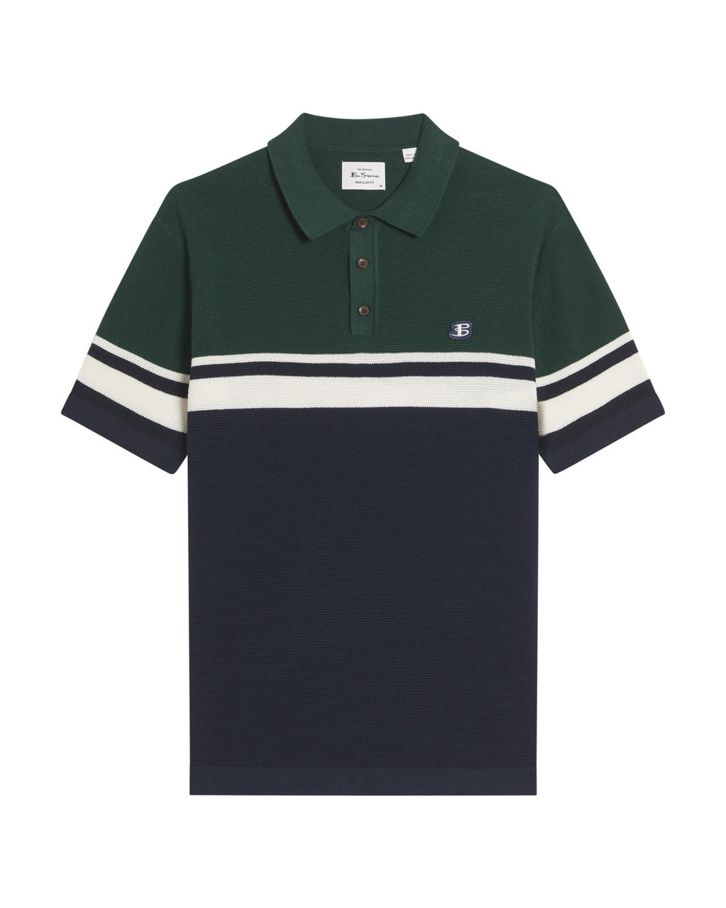 SPORT BLOCK POLO in Dark Navy