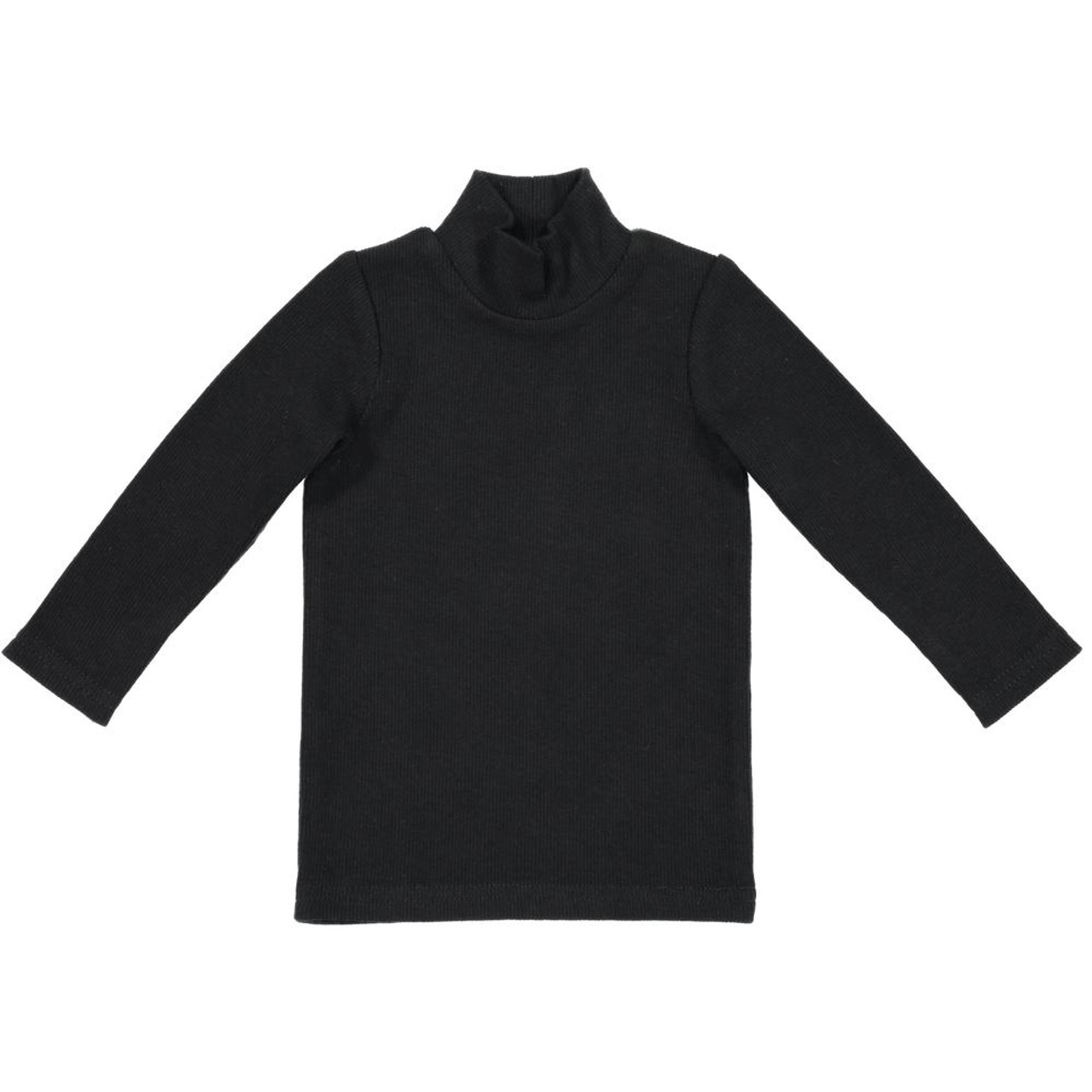 Lil leggs black ribbed turtleneck clearance