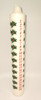 White advent candle - Wreaths 4.5cm/30cm (1"/12")