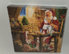 NEW - Christmas Napkins with Santa in workshop