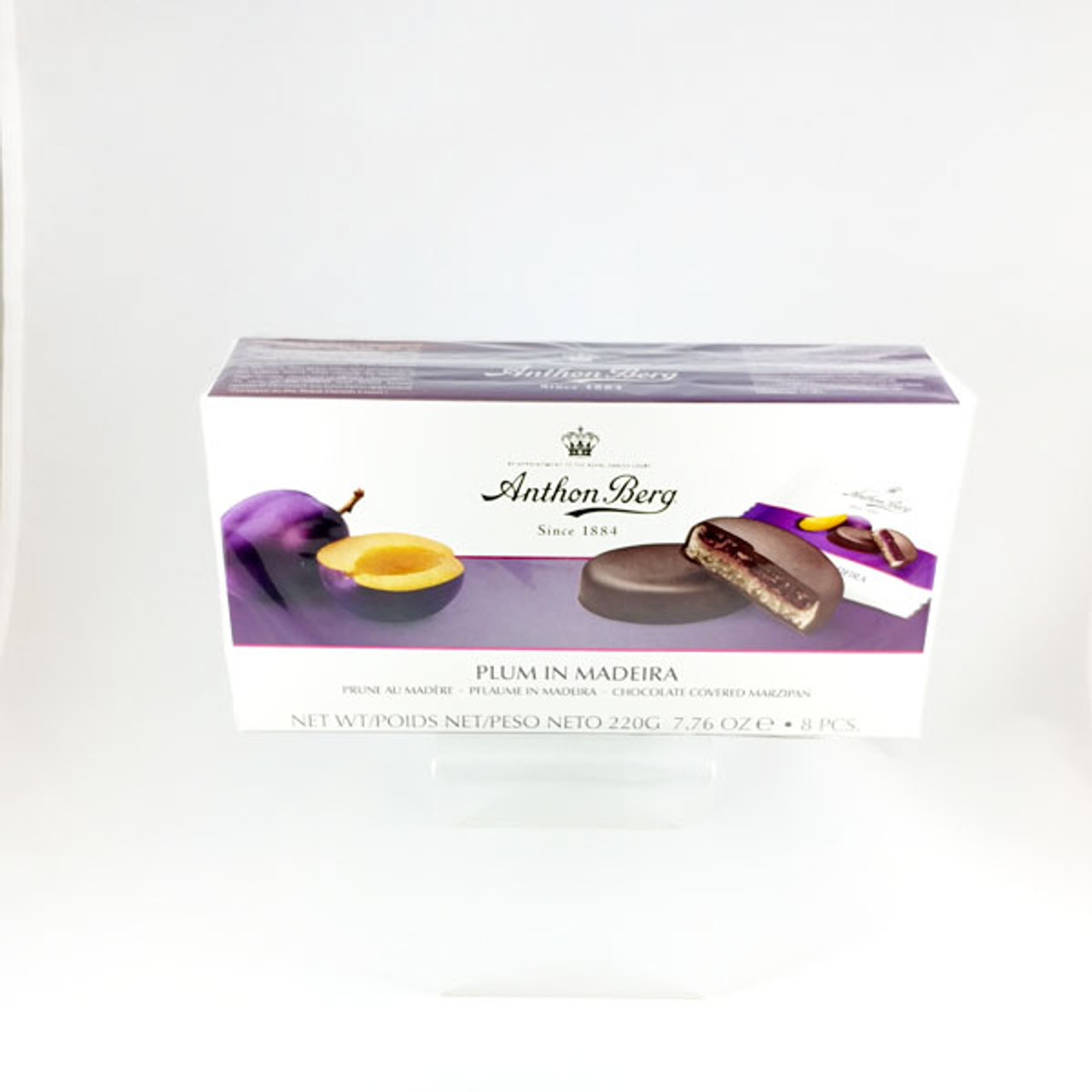 Plum in Madeira Chocolate Covered Marzipan Box – Sweet Cloud Gifts