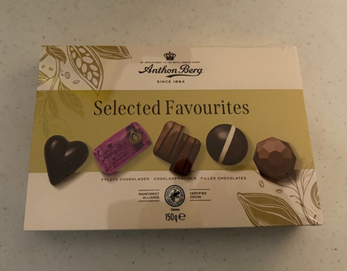 ***Sale Best by Date 09/26 Anthon Berg Chocolate Selected Favorites - 150g (5.3 oz)