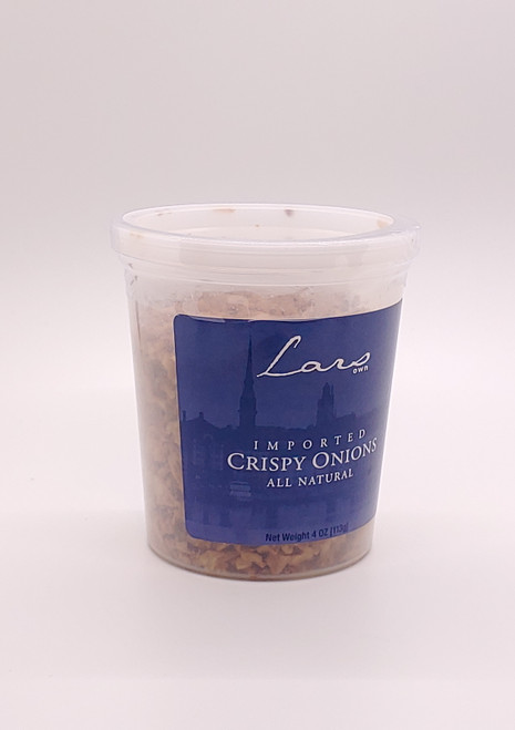 ***SALE*** Best Sale by Date 02/14/25 All-Natural Imported Crispy Onions (Ristede Løg) - 113g (4oz)