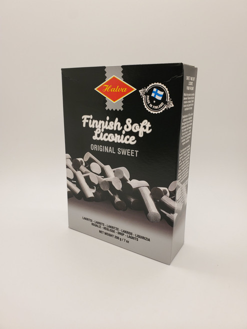 ***SALE Best Sale Date 09/25 ***Finnish Soft Licorice, Original Sweet (Lakrids) - 200g (7oz)