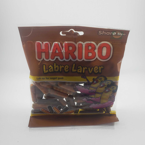 Caterpillar Licorice (Labre Larver) 120g (4.2oz) Nordisk Import
