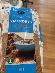 *** Sale Best Sale by Date 03/15/24 ** Ymerdrys (Rye Crumble No Sugar) - 500g (17.6 oz)