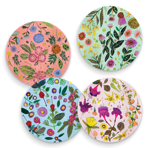 Wildflowers - Set of 4 Coaster Set