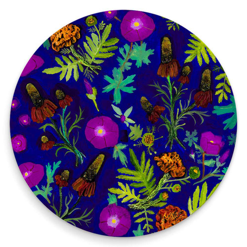 Wildflowers - Marigolds, Mexican Hats & Winecup Coaster