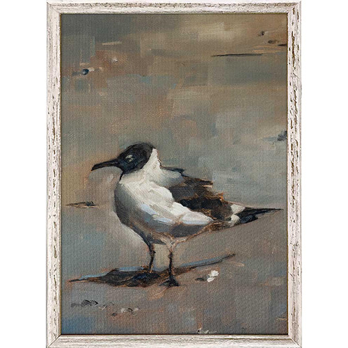 Beach Gull - I Mini Framed Canvas