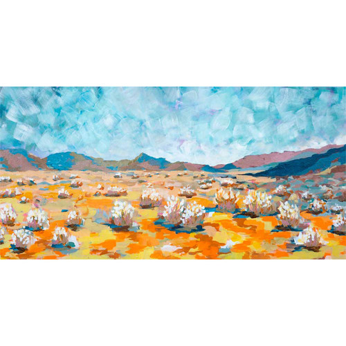 Desert Bloom Stretched Canvas Wall Art