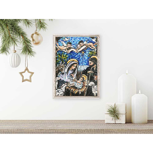 Holiday - In The Barn Mini Framed Canvas