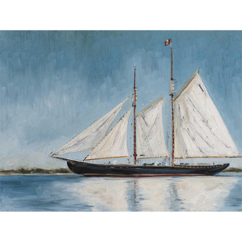 Sailing The Seas Stretched Canvas Wall Art