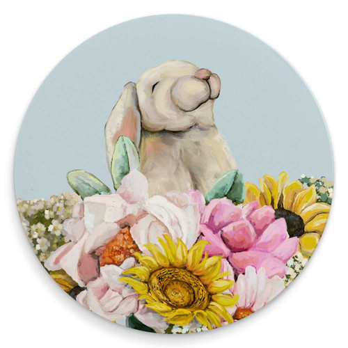 Springtime Bunny - Bouquet Coaster
