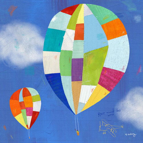 Up and Away Stretched Canvas Wall Art