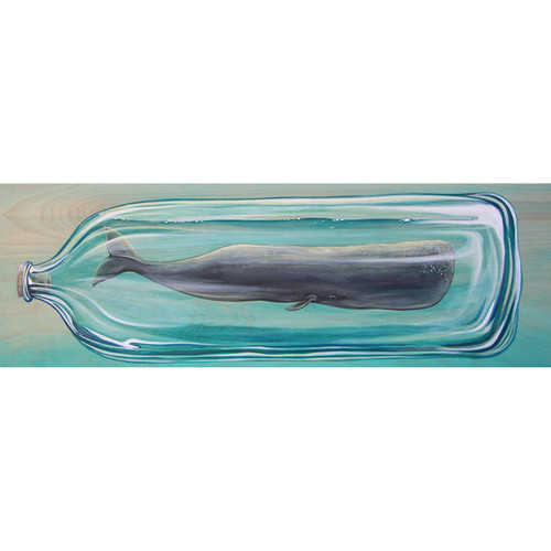 Whale Preserve Stretched Canvas Wall Art