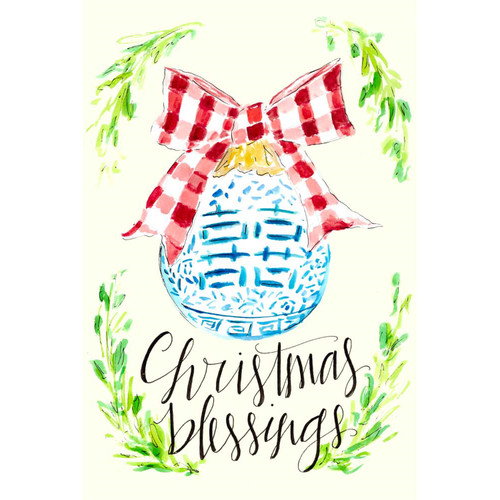 Holiday - Christmas Blessings Stretched Canvas Wall Art