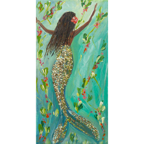 Mermaid Soul Stretched Canvas Wall Art